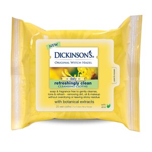 Dickinson's Original Witch Hazel Refreshingly Clean Daily Cleansing Cloths, 25CT