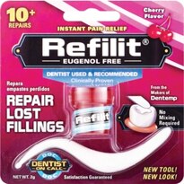 Refilit Repairs Lost Fillings, Cherry Flavor 