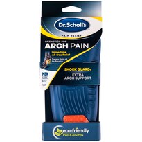 Dr. Scholl’s Pain Relief Orthotics for Arch Pain for Men, 1 Pair, Size 8-12