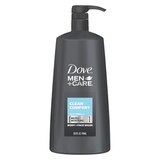 Dove Men+Care Body and Face Wash Pump For Healthier and Stronger Skin, Clean Comfort, More Moisturizing Than Typical Bodywash, 23.5 OZ, thumbnail image 1 of 1