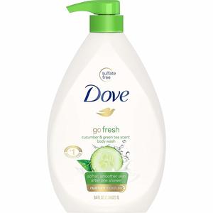 Dove go fresh Cucumber and Green Tea Body Wash Pump, 34 OZ