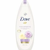 Dove Pampering Skin Nourishing Shea Butter Body Wash with Warm Vanilla, 22 OZ, thumbnail image 1 of 4