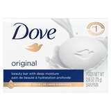 Dove More Moisturizing than Bar Soap White Beauty Bar, Gentle Cleanser for Softer and Smoother Skin with 1/4 Moisturizing Cream, 3.75 OZ, thumbnail image 3 of 5