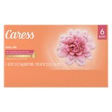 Caress Moisturizing Bar Soap Daily Silk Beauty Bar for Silky Skin, 3.75 OZ, 6 Bar, thumbnail image 3 of 5