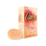 Caress Moisturizing Bar Soap Daily Silk Beauty Bar for Silky Skin, 3.75 OZ, 6 Bar, thumbnail image 5 of 5