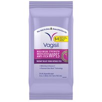 Vagisil Maximum Strength Anti-Itch Medicated Wipes