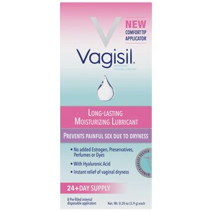 Vagisil ProHydrate Natural Feel Moisturizing Gel, 8CT