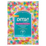 OMV by Vagisil no-sweat wipettes, vanilla clementine scent, 10 Wipes in a Resealable Pouch, thumbnail image 1 of 1