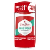 Old Spice High Endurance Invisible Solid Pure Sport Men's Anti-Perspirant & Deodorant Twin Pack, 3 OZ, thumbnail image 1 of 1