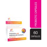 vH essentials Probiotics with Prebiotics and Cranberry Feminine Health Supplement - 60 Capsules, thumbnail image 1 of 3