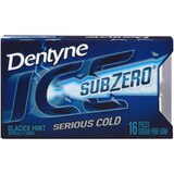 Dentyne Ice Sub Zero Sugar Free Gum, Glacier Mint, 16 CT, thumbnail image 1 of 2