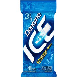 Dentyne Ice Peppermint Sugar Free Gum, 3 Packs