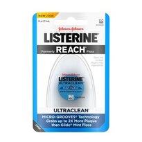 Listerine Ultraclean Dental Floss, Oral Care, Mint, 30 Yards