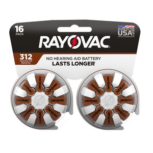 Rayovac Hearing Aid Battery, 312