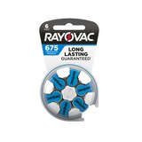 Rayovac Hearing Aid Battery, 675, 6 CT, thumbnail image 1 of 1