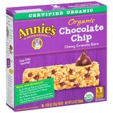 Annie's Organic Chocolate Chipper Chewy Yet Crispy Granola Bars, 7 Bars, thumbnail image 1 of 2