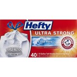 Hefty Ultra Strong 13 Gallon Tall Kitchen Drawstring Bags, 40 Bags, thumbnail image 1 of 1