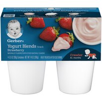 Gerber Yogurt Blends Strawberry 3.5 OZ, 4 CT
