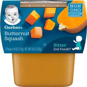 Gerber 2nd Foods Butternut Squash 4 OZ Tubs, 2 CT