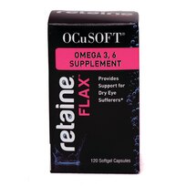 Retaine Flax Omega 3, 6 Supplement 120 softgel capsules