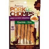 Pork Chomps Mini Twistz Sweet Potato Wrapped Dog Treats, 12CT, thumbnail image 1 of 1