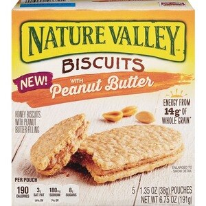 Nature Valley Cinnamon Almond Butter Biscuits, 6.75 oz