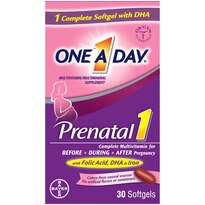 One A Day Prenatal1 Multivitamin w/FolicAcid,DHA&IronSoftgel