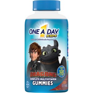 One A Day Kids How to Train Your Dragon, Multivitamin Gummies, 180 CT