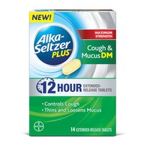 Alka-Seltzer Plus Maximum Strength Cough & Mucus DM, Extended Release Tablets