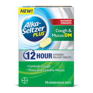 Alka-Seltzer Plus Maximum Strength Cough & Mucus DM, Extended Release Tablets