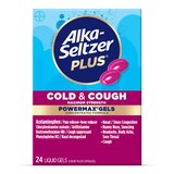Alka-Seltzer Plus Maximum Strength PowerMax Cold & Cough Liquid Gels, 24ct, thumbnail image 1 of 1