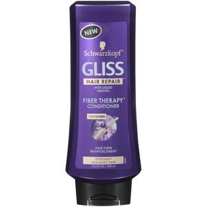 Schwarzkopf Gliss Hair Repair Fiber Therapy Conditioner, 13.6 OZ