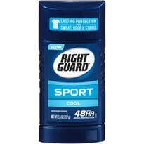 Right Guard Sport Antiperspirant Deodorant Stick, Cool, 2.6 Ounce