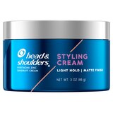 Head and Shoulders Styling Cream, Light Hold, Matte Finish, Easy to Wash Off, 3 OZ, thumbnail image 1 of 1