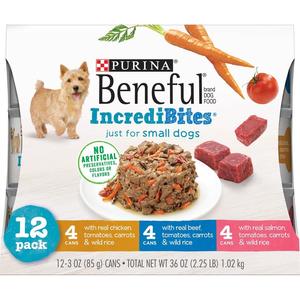 Purina Beneful IncrediBites Small Dog Wet Dog Food 12Pk 3oz