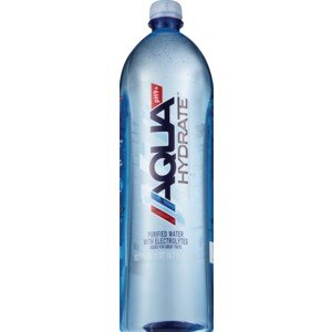 AQUAhydrate Purified Water with Electrolytes pH9+, 50.7 OZ