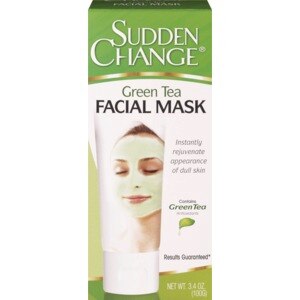 Sudden Change Green Tea Facial Mask, 3.4 OZ