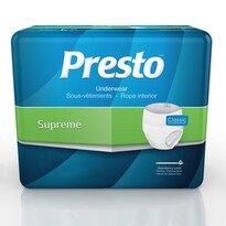 Presto Plus Underwear Large 58" - 68" Maximum Absorbency