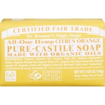 Dr. Bronner's Magic Soaps Citrus Orange Pure-Castile Bar Soap