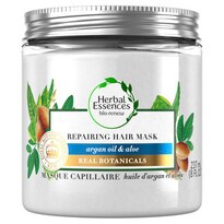 Herbal Essences bio:renew Argan Oil & Aloe Repairing Hair Mask for Dry Damaged Hair, 8 OZ