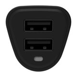 Griffin PowerJolt Dual Universal USB-A 12W Car Charger - Black. Lifetime Warranty., thumbnail image 1 of 1