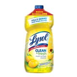 Lysol Clean and Fresh Multi-Surface Cleaner Lemon Sunflower Scent, 28 OZ, thumbnail image 1 of 1