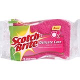 Scotch-Brite Delicate Care Scrub Sponges, 3 Scrub Sponges, thumbnail image 1 of 1