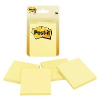 Post-it Note Pad, 4 PK, 50 EA