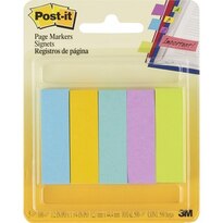 Post-It Page Markers Assorted Colors