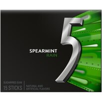 Wrigley's 5 Sugarfree Chewing Gum Spearmint Rain