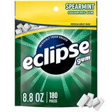 Eclipse Spearmint Sugarfree Chewing Gum, 180 CT, thumbnail image 1 of 1