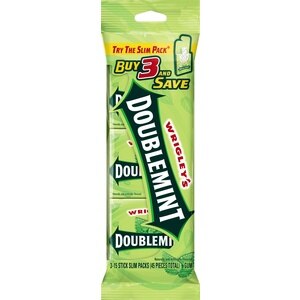 WRIGLEY'S DOUBLEMINT GUM 3PK