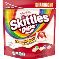 Skittles Original Yogurt Dips Candy Share Size Bag, 11.2 OZ