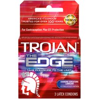 Trojan Condoms The Edge, 3 Count